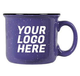 14 oz. Ceramic Camper Mug - Color: Purple