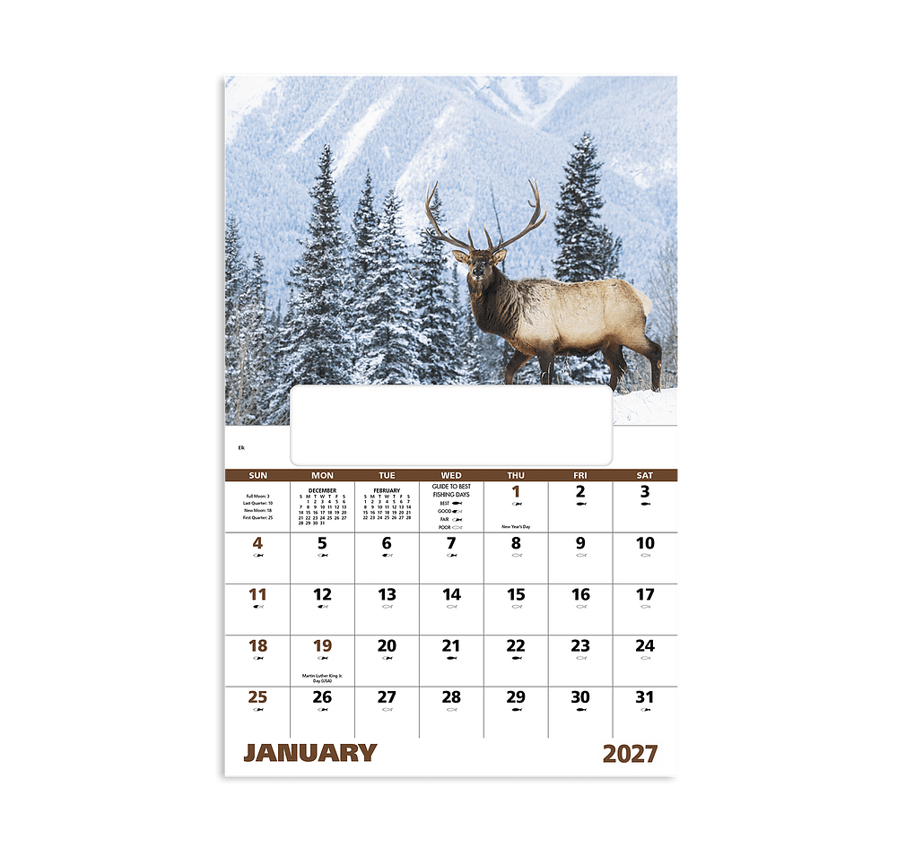 Wildlife Portraits Wall Calendar-default