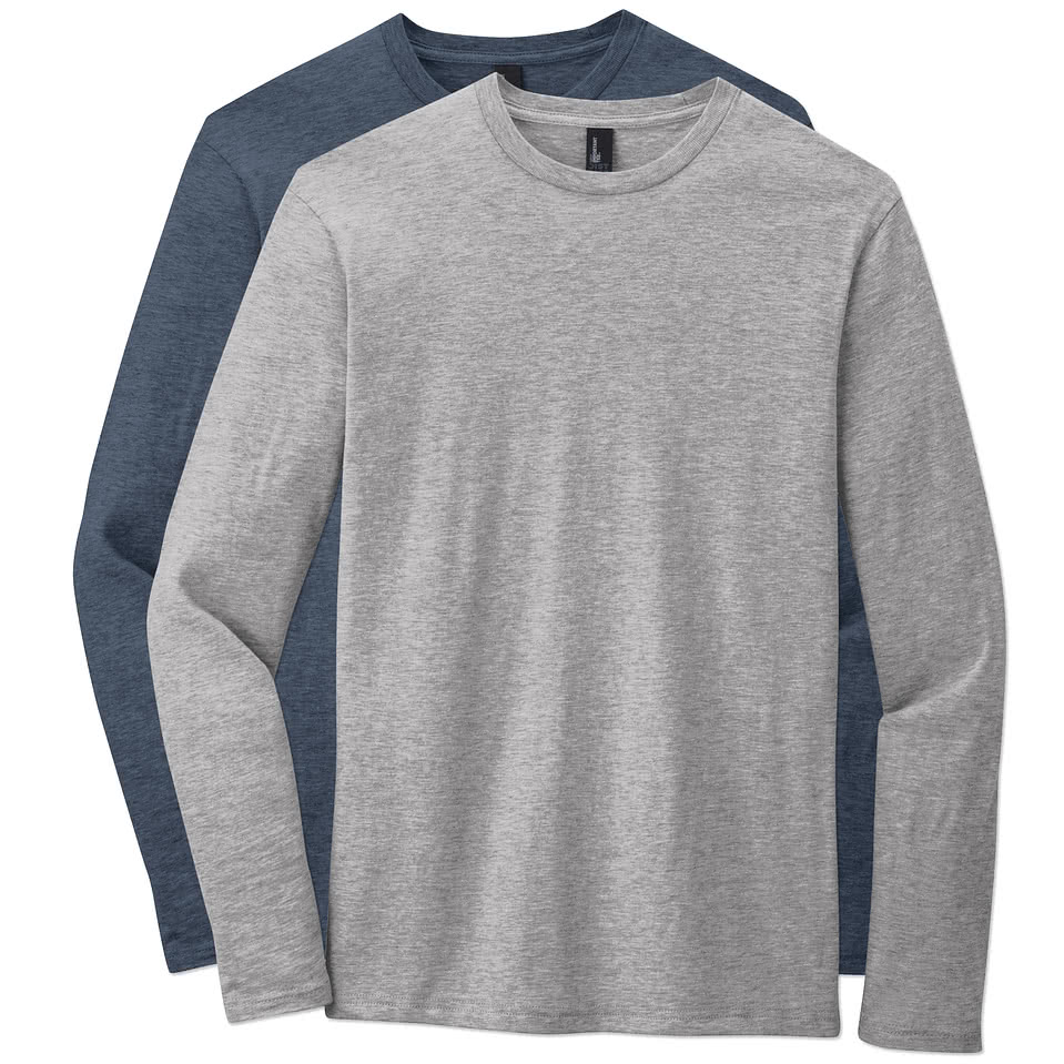 Custom District V.I.T. Long Sleeve T-shirt - Design Long Sleeve T