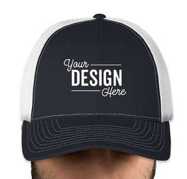 Canada - Richardson Five-Panel Snapback Trucker Hat - Color: Navy / White