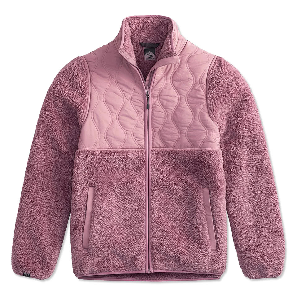 Storm Creek Women's Teddy Quilted Recycled Fleece Jacket