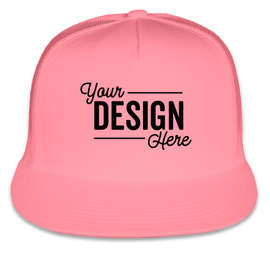 Yupoong Solid Classic Trucker Hat - Color: Pink