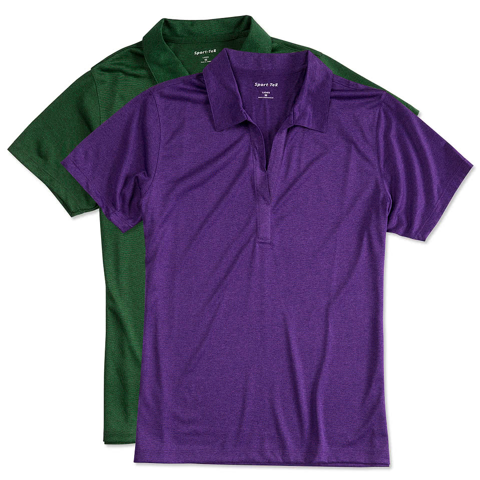 Sport-Tek Women's Heather Contender Performance Polo - Embroidered