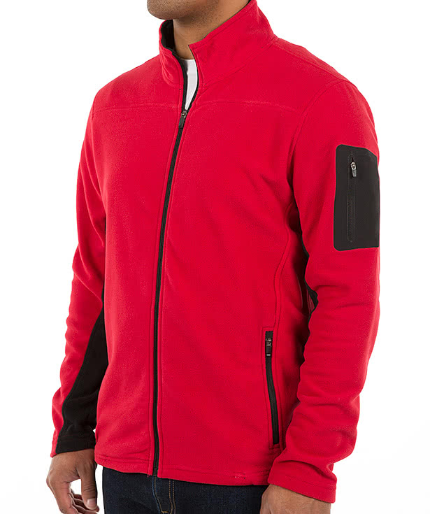 Port Authority Colorblock Full Zip Microfleece Jacket