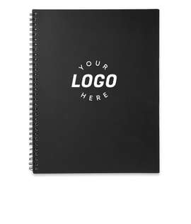 Large Plastic Cover Spiral Notebook