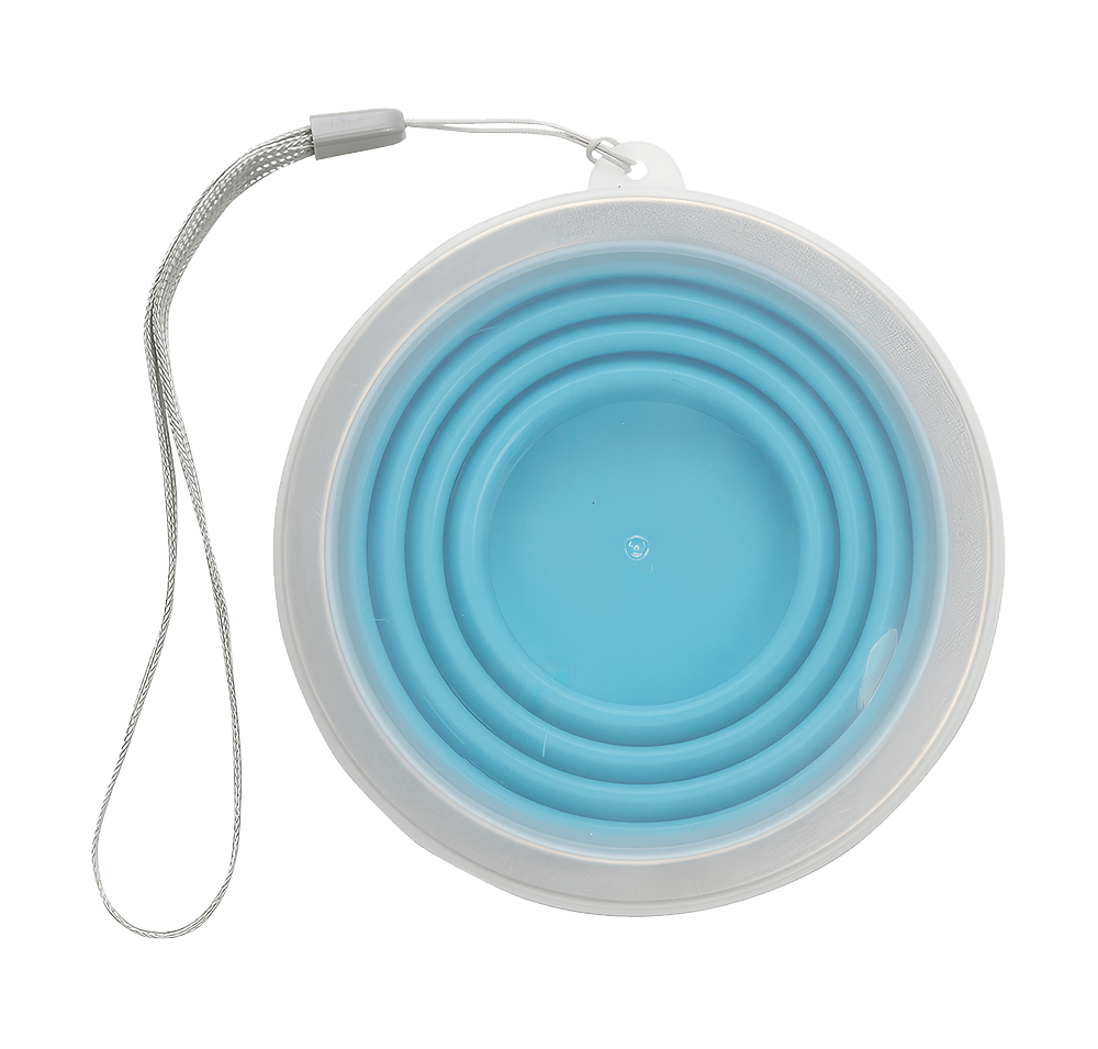 9 oz. Groove Collapsible Silicone Cup with Lid-default