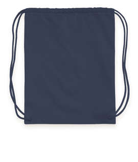 Multicolor Drawstring Bag - Color: Navy