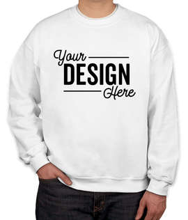 Canada - Gildan Midweight 50/50 Crewneck Sweatshirt - Color: White