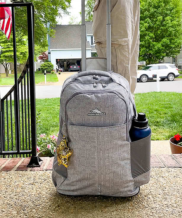 High Sierra Freewheel Pro Wheeled 17" Computer Backpack