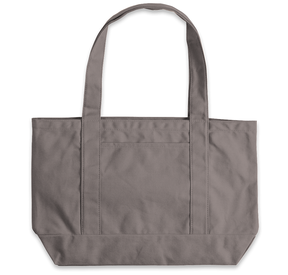 Embroidered Large Midweight Gusseted Pigment Dyed Tote Bag-default