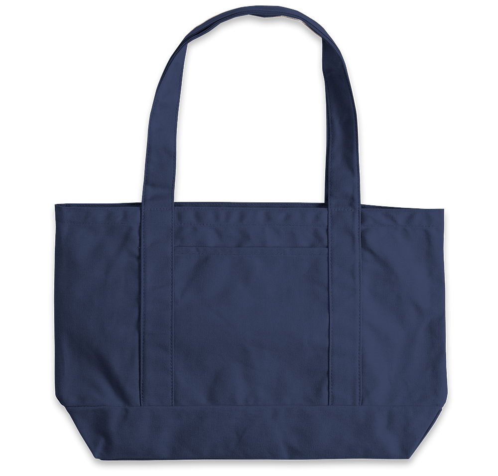 Embroidered Large Midweight Gusseted Pigment Dyed Tote Bag-default