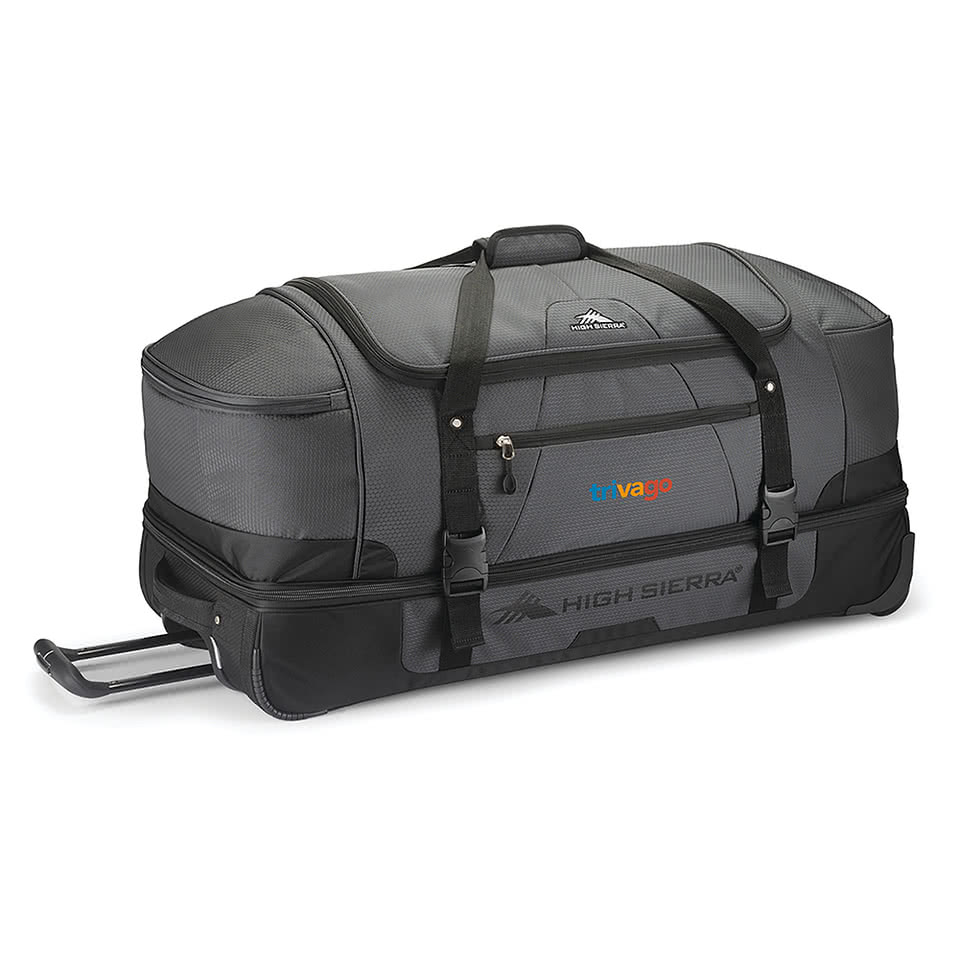 High Sierra Fairlead 34" Drop Bottom Wheeled Duffel Bag