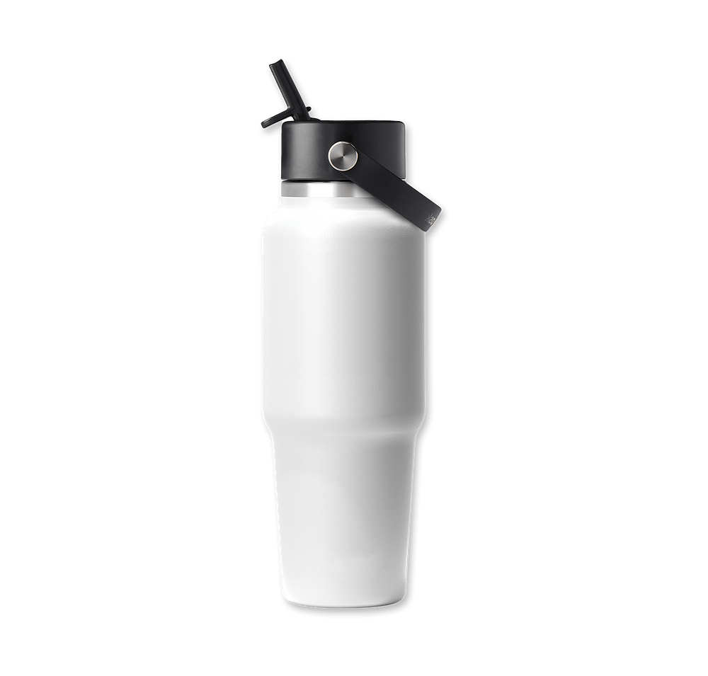 Hydro Flask Travel Bottle With Flex Straw Cap 32 oz. - Laser Engraved-default