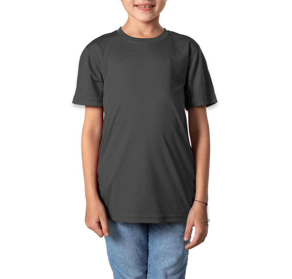 Clique by Cutter & Buck Youth Spin Eco UPF 50 Performance Shirt-default