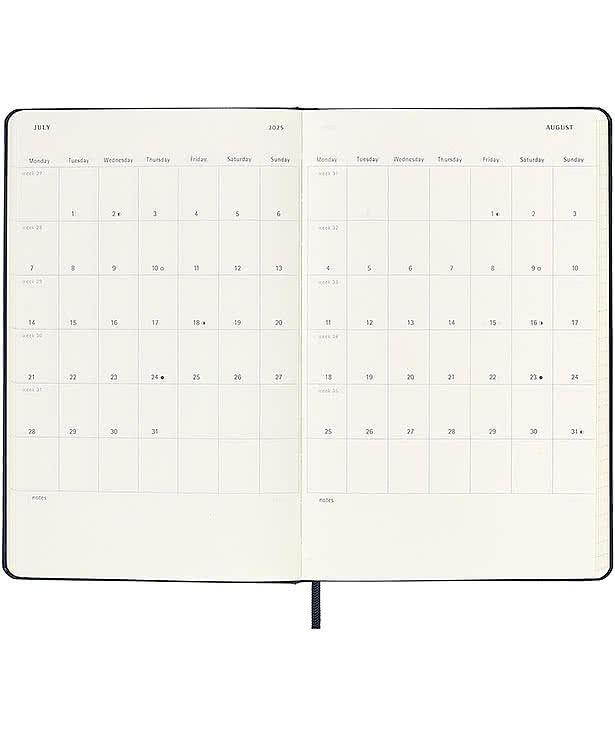 Moleskine Hard Cover 12-Month Daily Planner