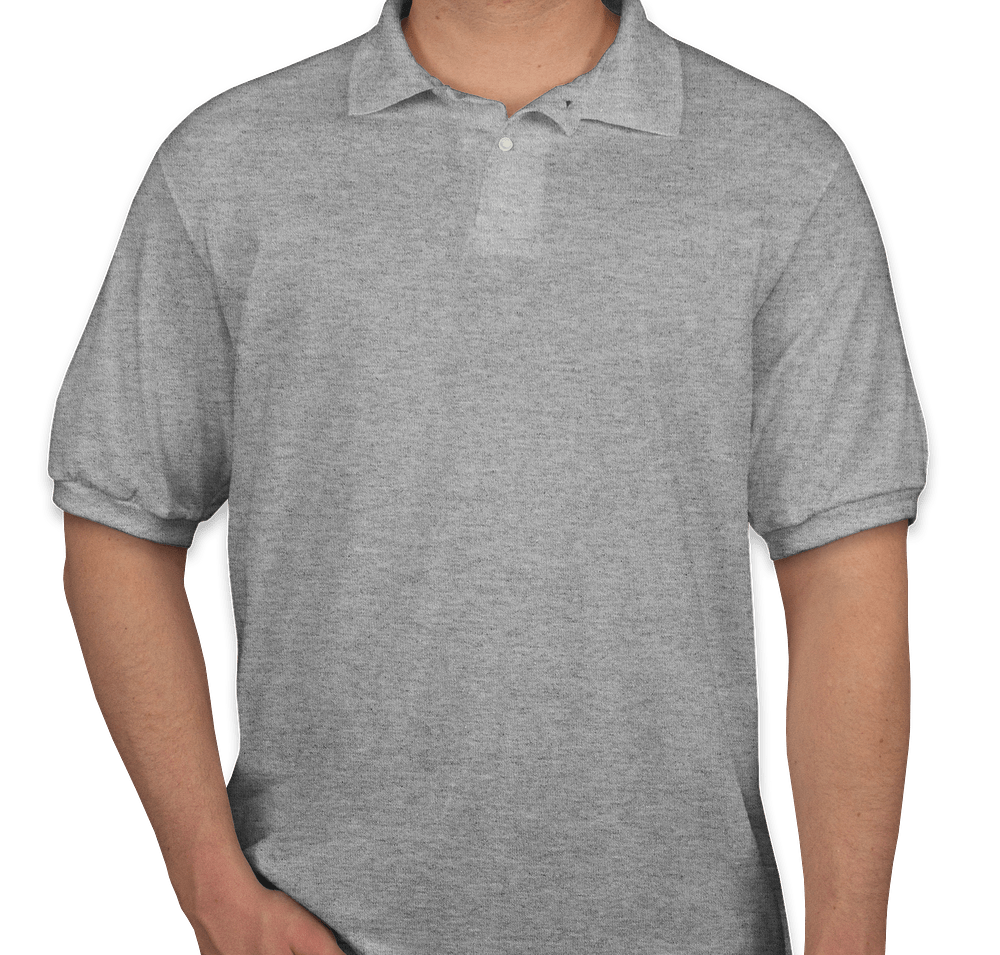 Hanes EcoSmart 50/50 Jersey Polo - Embroidered-default