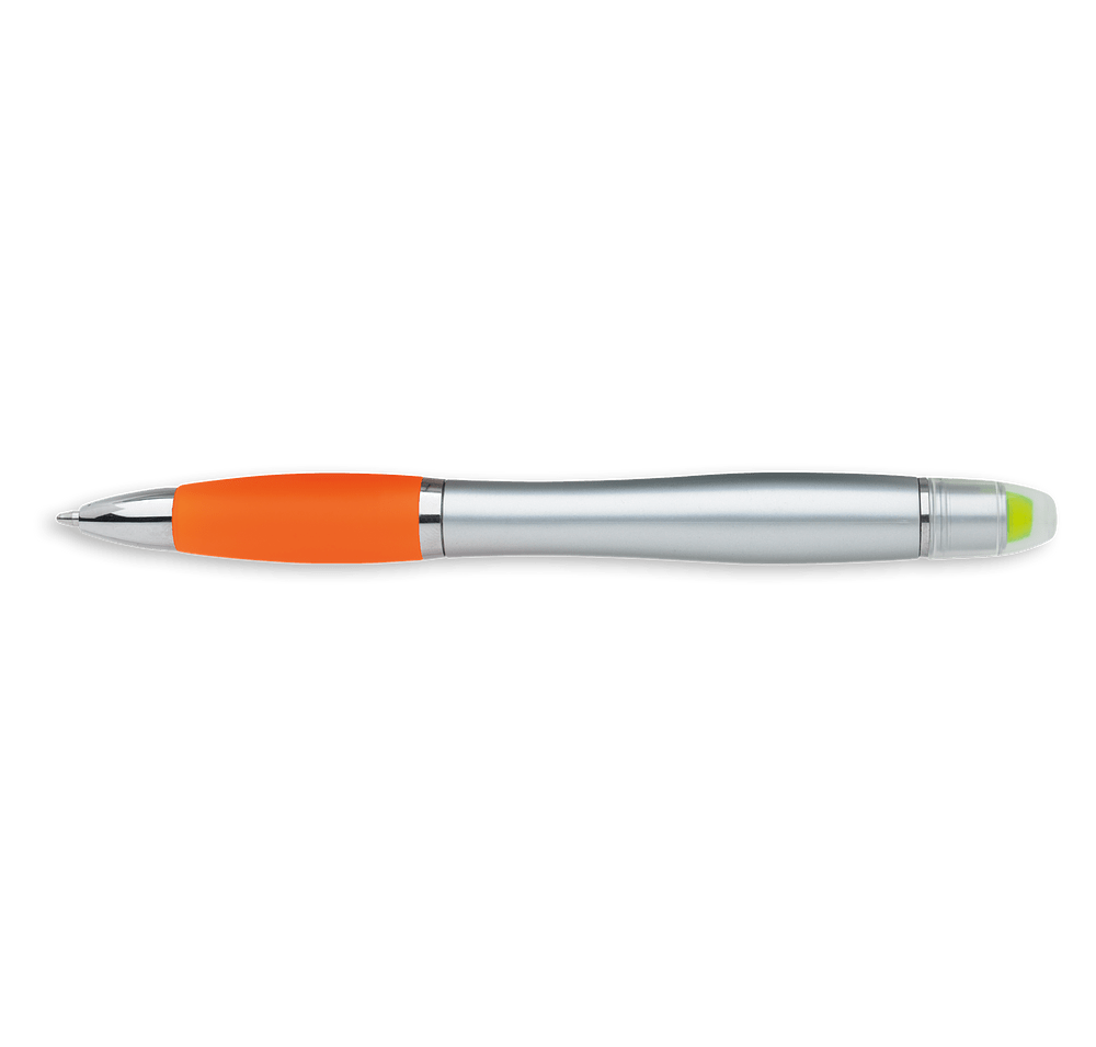 Silver Ion Wax Gel Highlighter and Ballpoint Pen (black ink)-default