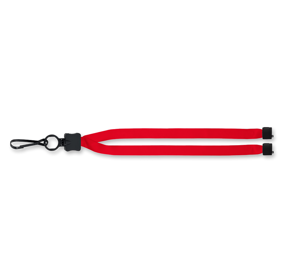 Full Color Lanyard with O-Ring, Metal Swivel Hook, and Convenience Release-default