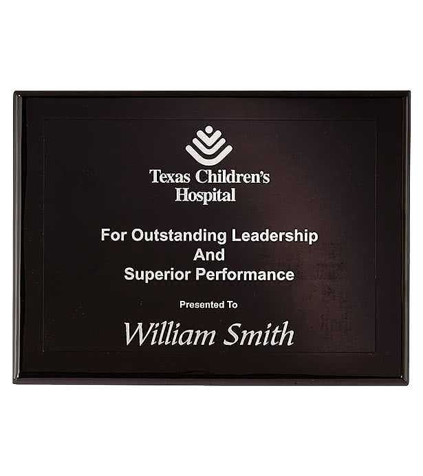 Onyx Medium Plaque Award