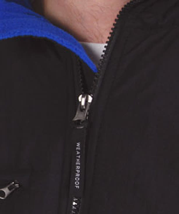 Colorblock Fleece and Nylon Jacket