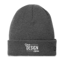 New Era Speckled Cuff Beanie - Color: Graphite / Black