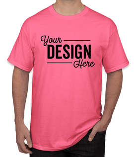 Canada - Gildan Ultra Cotton T-shirt - Color: Safety Pink