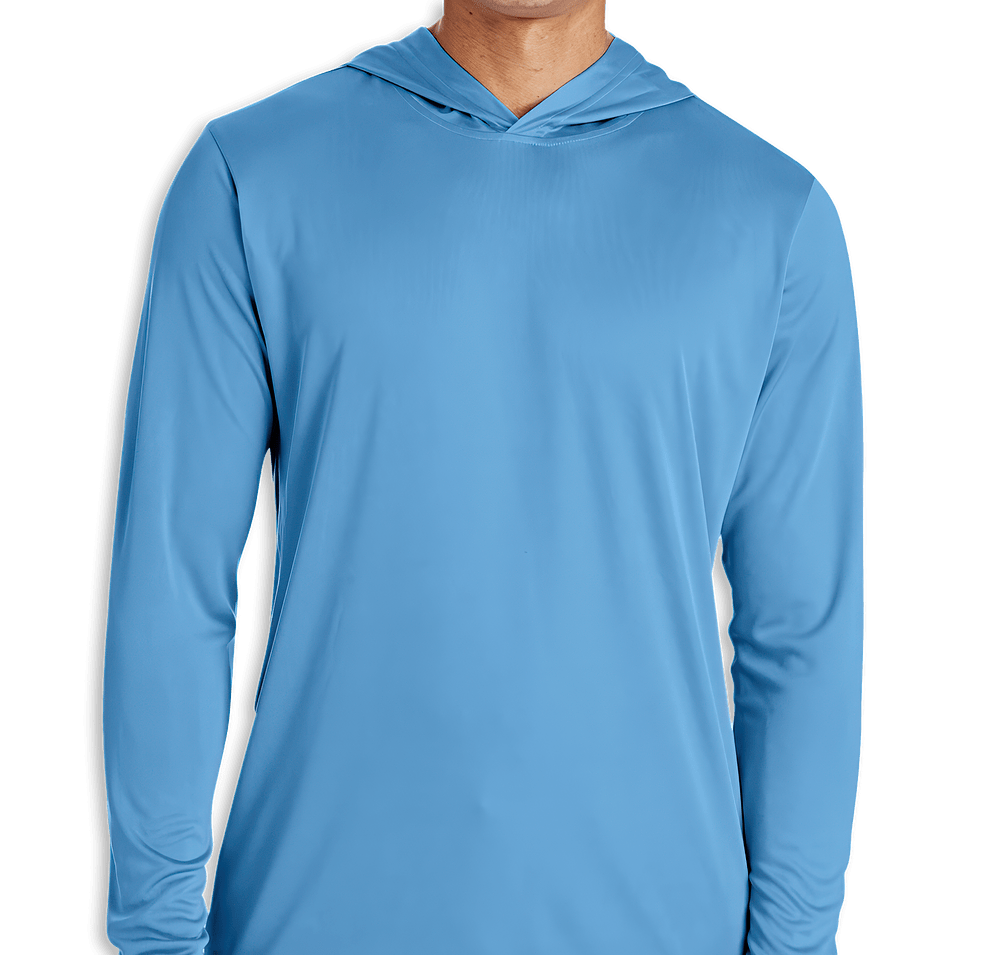 Team 365 Zone Hooded Long Sleeve Performance Shirt-default