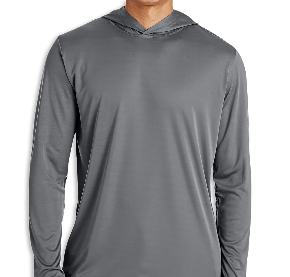 Team 365 Zone Hooded Long Sleeve Performance Shirt-default