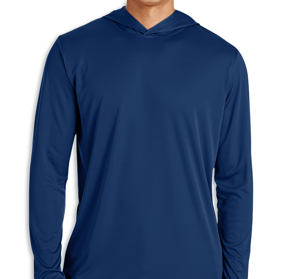 Team 365 Zone Hooded Long Sleeve Performance Shirt-default