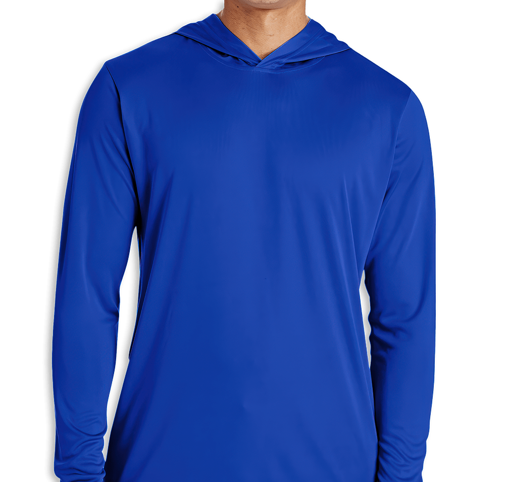 Team 365 Zone Hooded Long Sleeve Performance Shirt-default