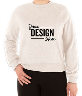 Alternative Apparel Women's Eco-Teddy Crewneck Sweatshirt