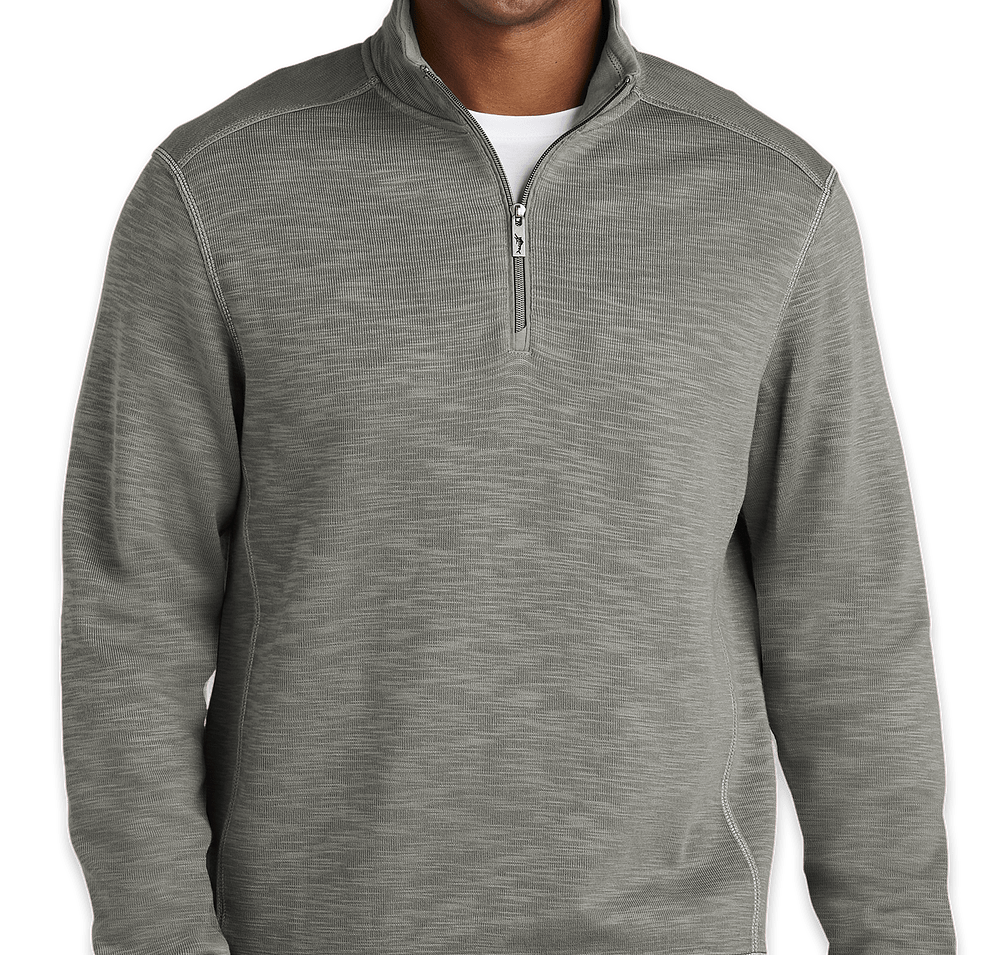 Tommy Bahama Tobago Bay Slub Half Zip Sweatshirt-default