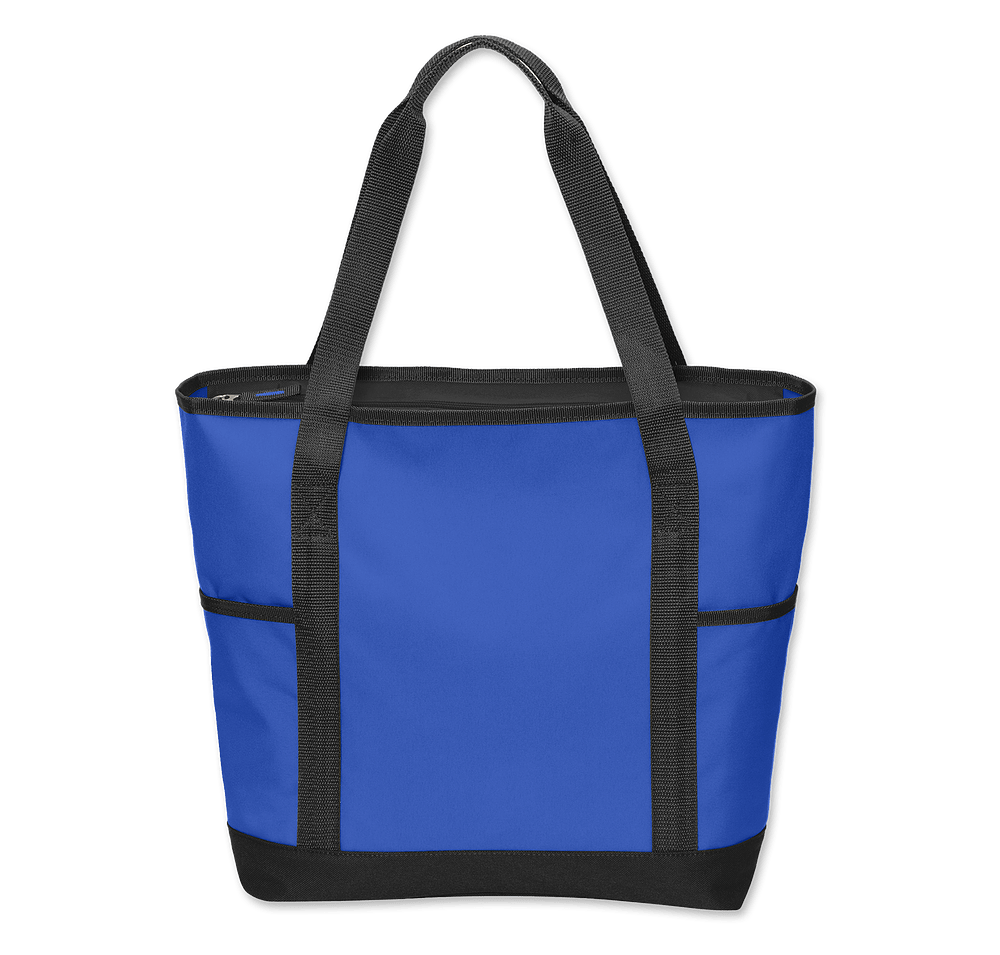 Port Authority On-The-Go Medium Poly Canvas Tote Bag-default