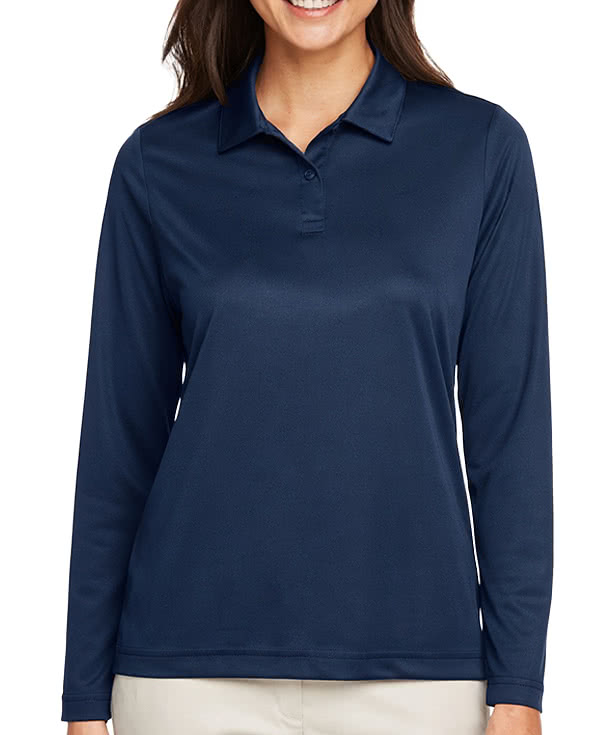 Team 365 Women's Zone UPF 40+ Long Sleeve Performance Polo