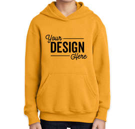 Port & Company Youth Core Pullover Hoodie - Color: Gold
