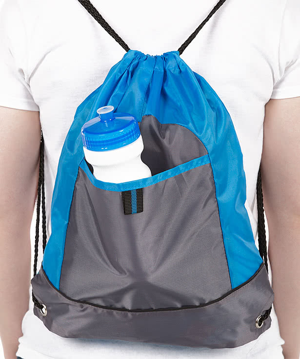 Port Authority Pocket Drawstring Bag