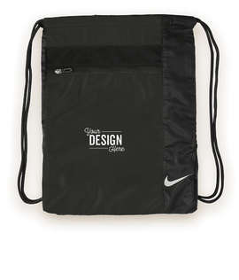 Nike Drawstring Bag - Color: Black / Black