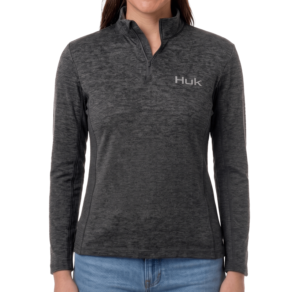 HUK Women's Coldfront+ Recycled Quarter Zip Pullover-default
