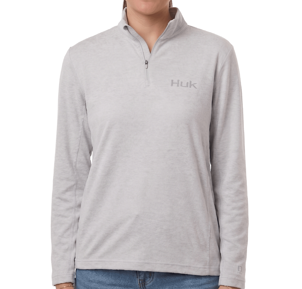 HUK Women's Coldfront+ Recycled Quarter Zip Pullover-default