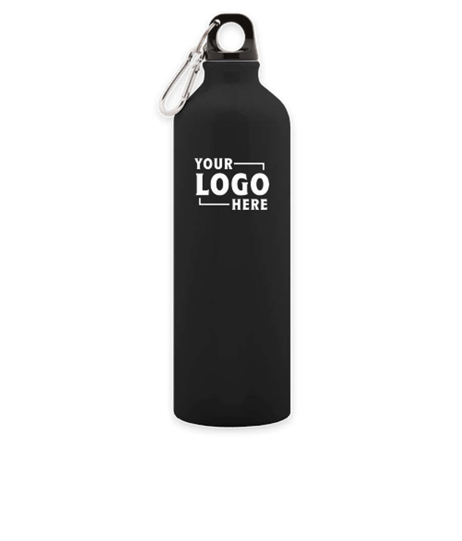 26 oz. Aluminum Water Bottle in Black