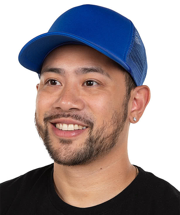 Mega Cap Five‑Panel Foam Snapback Trucker Hat