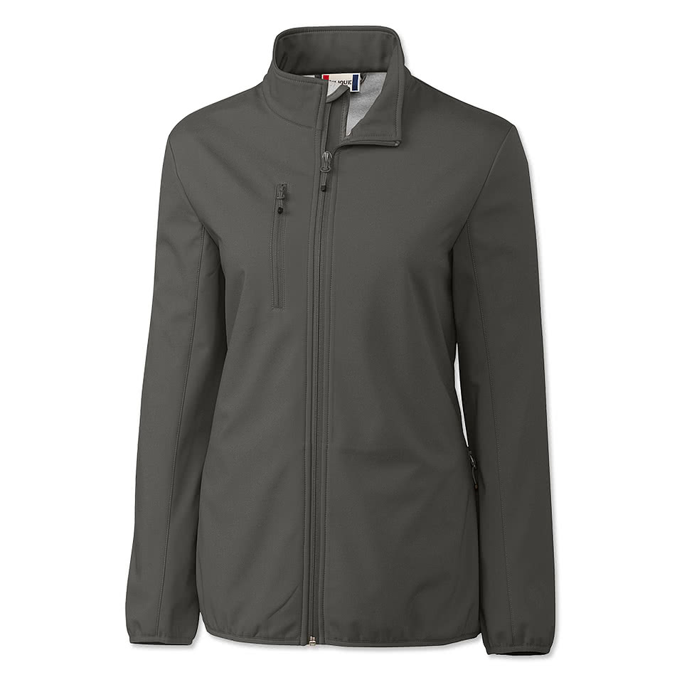 Clique by Cutter & Buck Women's Trail Eco Stretch Soft Shell Jacket