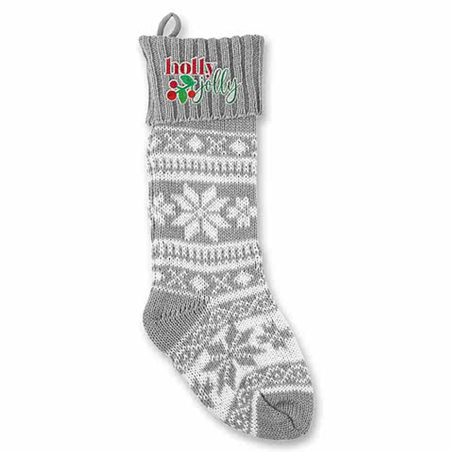 Holiday Stocking in GRAY