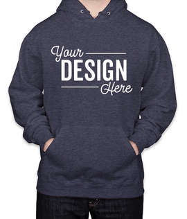 Jerzees Nublend 50/50 Pullover Hoodie - Color: Vintage Heather Navy