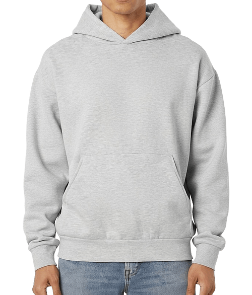 Independent Trading Avenue Midweight Pullover Hoodie in Grey Heather