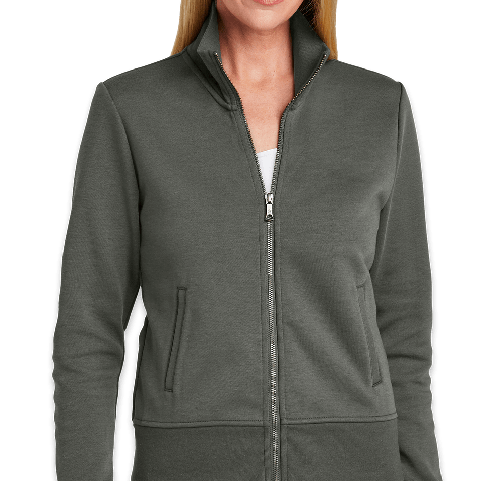 Brooks Brothers Women’s Double-Knit Full Zip Sweatshirt-default