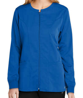 WonderWink Women’s Premiere Flex Stretch Full-Zip Scrub Jacket