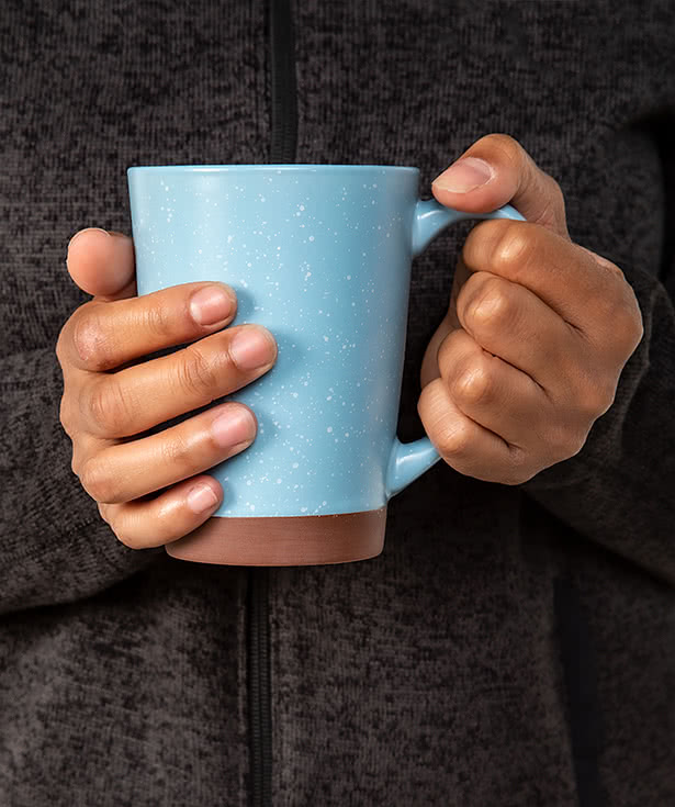 Laser Engraved 16 oz. Hearth Ceramic Speckled Mug