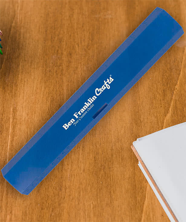 12" Leading Edge Plastic Ruler