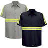 Red Kap Enhanced Visibility Safety Work Shirt